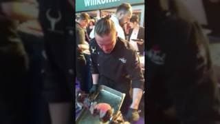 Josh im Borussia-Park